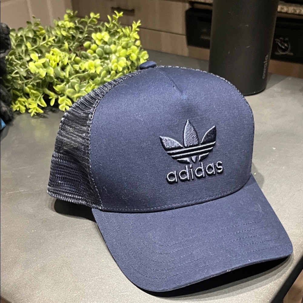 Adidas Dark Navy Trucker Hat